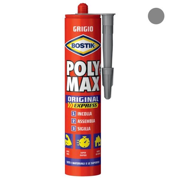 UHU Bostik Poly MAX Original EXPRESS Grigio Cartuccia GR425 - UHU BOSTIK